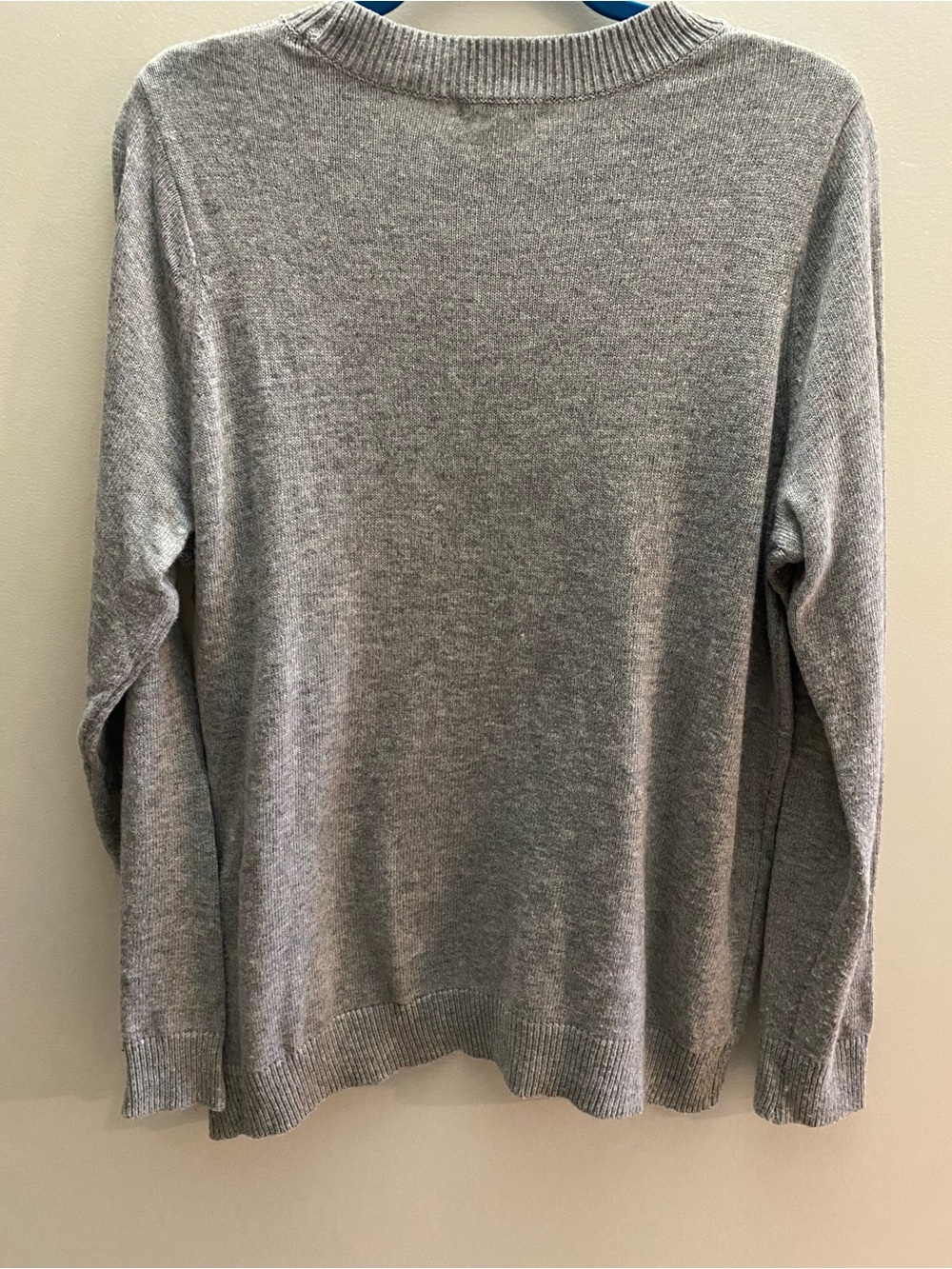 H&M Gray 'Gangsta Wrapper' Embellished Pug Sweater with Red Accent - Picture 7 of 8